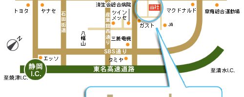 地図：静岡教育出版社